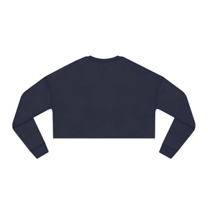 Retro Motorcycle Women's Cropped Sweatshirt
