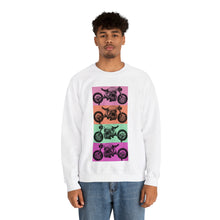Load image into Gallery viewer, Retro Motorcycle  Crewneck Sweatshirt
