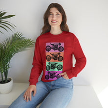 Load image into Gallery viewer, Retro Motorcycle  Crewneck Sweatshirt
