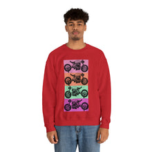 Load image into Gallery viewer, Retro Motorcycle  Crewneck Sweatshirt
