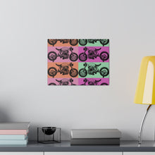 Load image into Gallery viewer, Retro Motorcycle Matte Canvas, Stretched, 0.75&quot;
