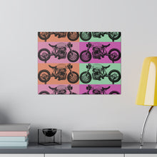 Load image into Gallery viewer, Retro Motorcycle Matte Canvas, Stretched, 0.75&quot;
