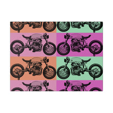 Load image into Gallery viewer, Retro Motorcycle Matte Canvas, Stretched, 0.75&quot;
