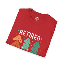 Load image into Gallery viewer, retired not tired Christmas themed - Unisex Softstyle T-Shirt
