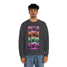 Load image into Gallery viewer, Retro Motorcycle  Crewneck Sweatshirt
