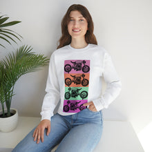 Load image into Gallery viewer, Retro Motorcycle  Crewneck Sweatshirt
