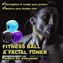Load image into Gallery viewer, Fitness Jaw Exerciser Ball Face Masseter Men Facial Pop Jawline Muscle Training Fitness Neck Toning Chew Bite Breaker Training
