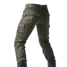 Load image into Gallery viewer, 2023 New Motorcycle Black Men Jeans Upgrade Extension Protector Detachable Racing Road Rider Four Seasons Casual Fashion Pants
