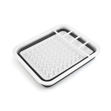 Load image into Gallery viewer, Foldable Dish Rack Camper Car Portable Bowl Rack TPR Bowl Sink Design For RV Caravan Boats Tableware Rack New
