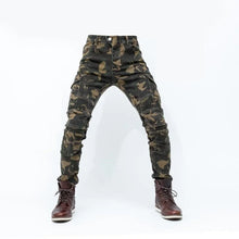 Load image into Gallery viewer, New Motorcycle Riding Jeans With Knee Hip Pads Motocross Racing Pants Motorbike Cycling Trousers Protective Pants
