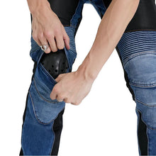 Load image into Gallery viewer, New Motorcycle Riding Jeans With Knee Hip Pads Motocross Racing Pants Motorbike Cycling Trousers Protective Pants
