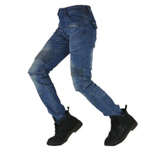 Load image into Gallery viewer, Women&#39;s Protective Motorcycle Pants, Jeans, 4P Protective Gear

