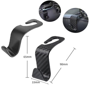 1/2/4Pcs Universal Auto Seat Headrest Hook Storage Hanger Car Vehicle Back Seat Organizer Holder Clip Car Interior Accessories