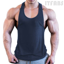 Load image into Gallery viewer, Mens Sportswear Tank Top Gym Singlet Training Bodybuilding Streetwear Male Sleeveless Fitness Vest
