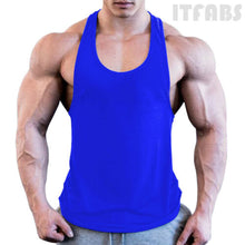 Load image into Gallery viewer, Mens Sportswear Tank Top Gym Singlet Training Bodybuilding Streetwear Male Sleeveless Fitness Vest

